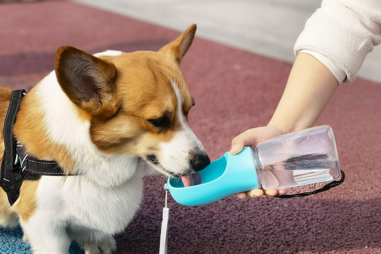 Botella de agua portátil para mascotas