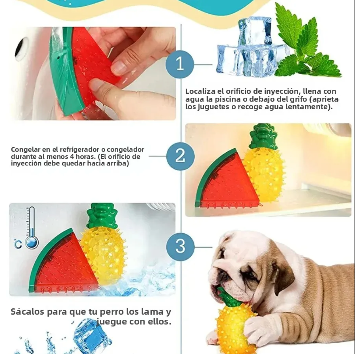 Jugete masticable para verano