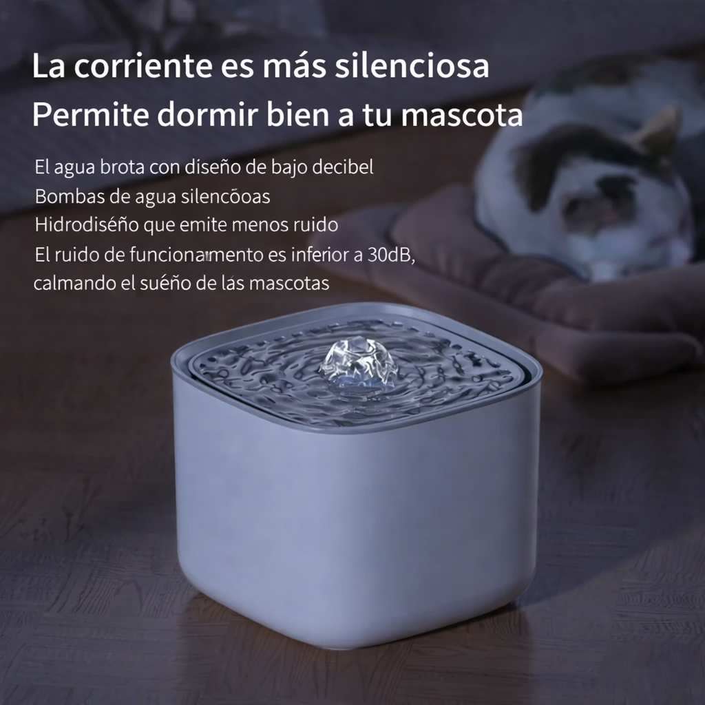 Fuente de agua para mascotas