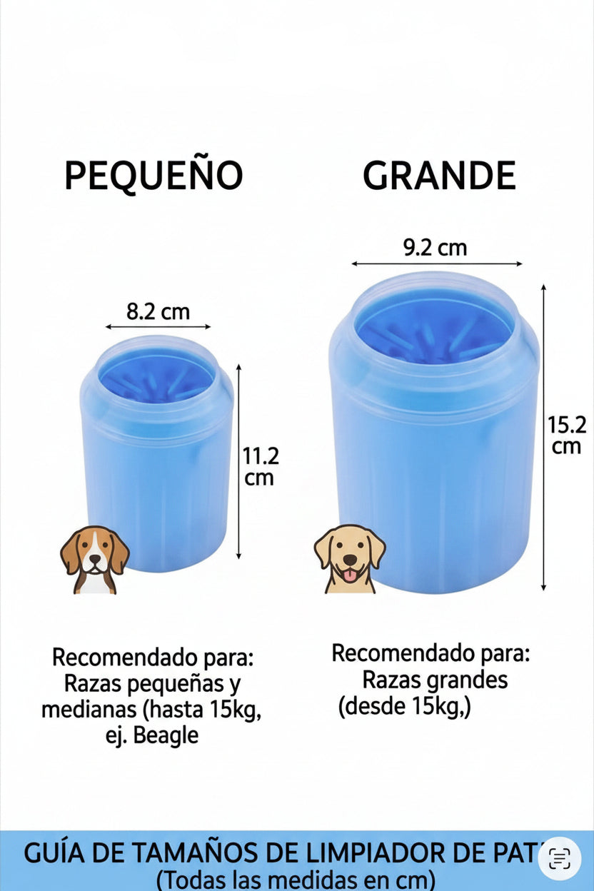 Limpiador de patas - El rincón de mi mascota