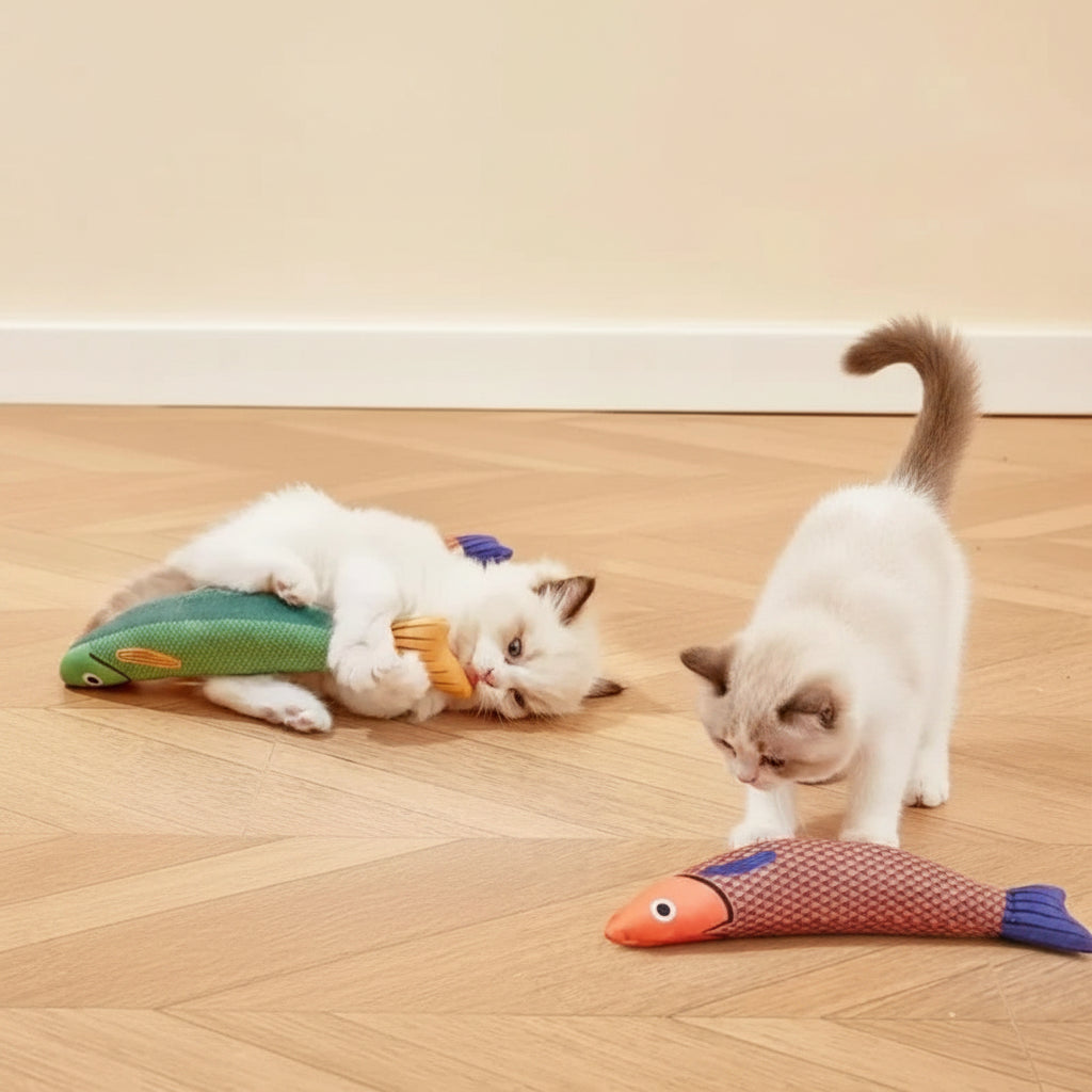 Pez crujiente para gatos