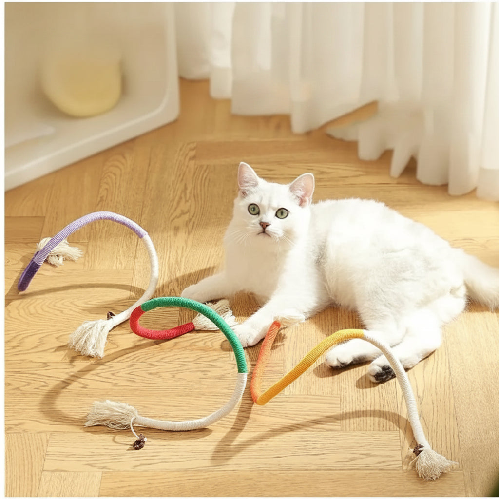 Cuerda juguete para gatos