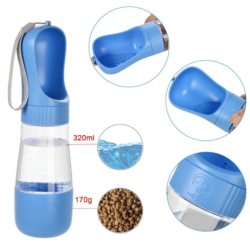 Botella de agua portátil para mascotas