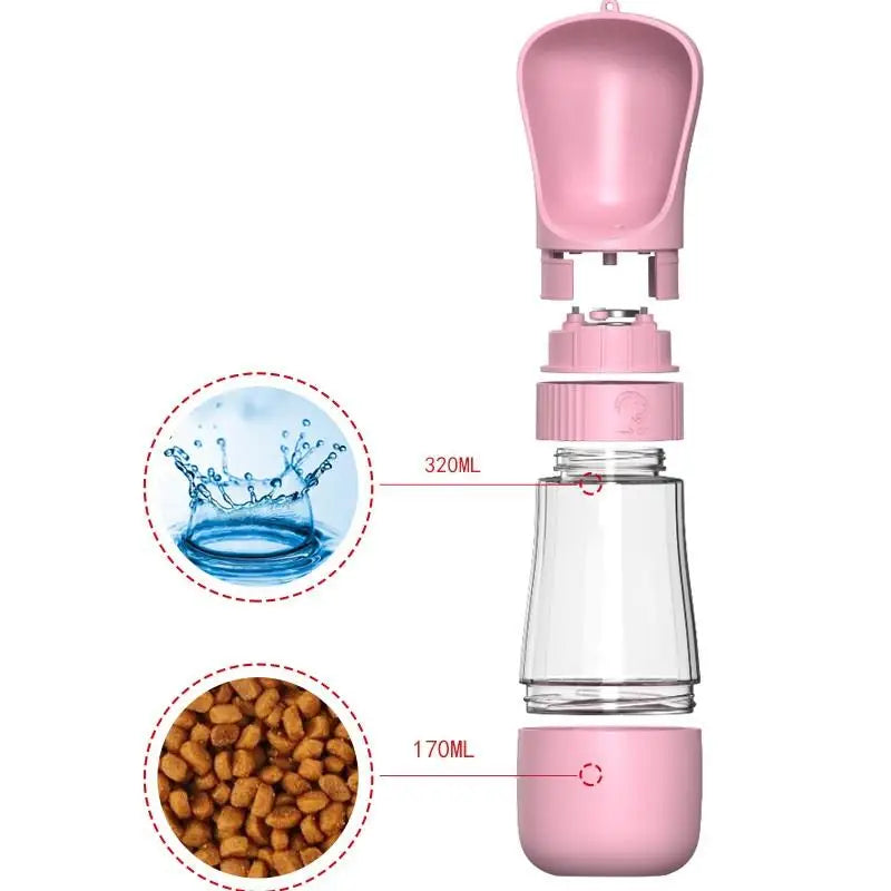 Botella de agua portátil para mascotas