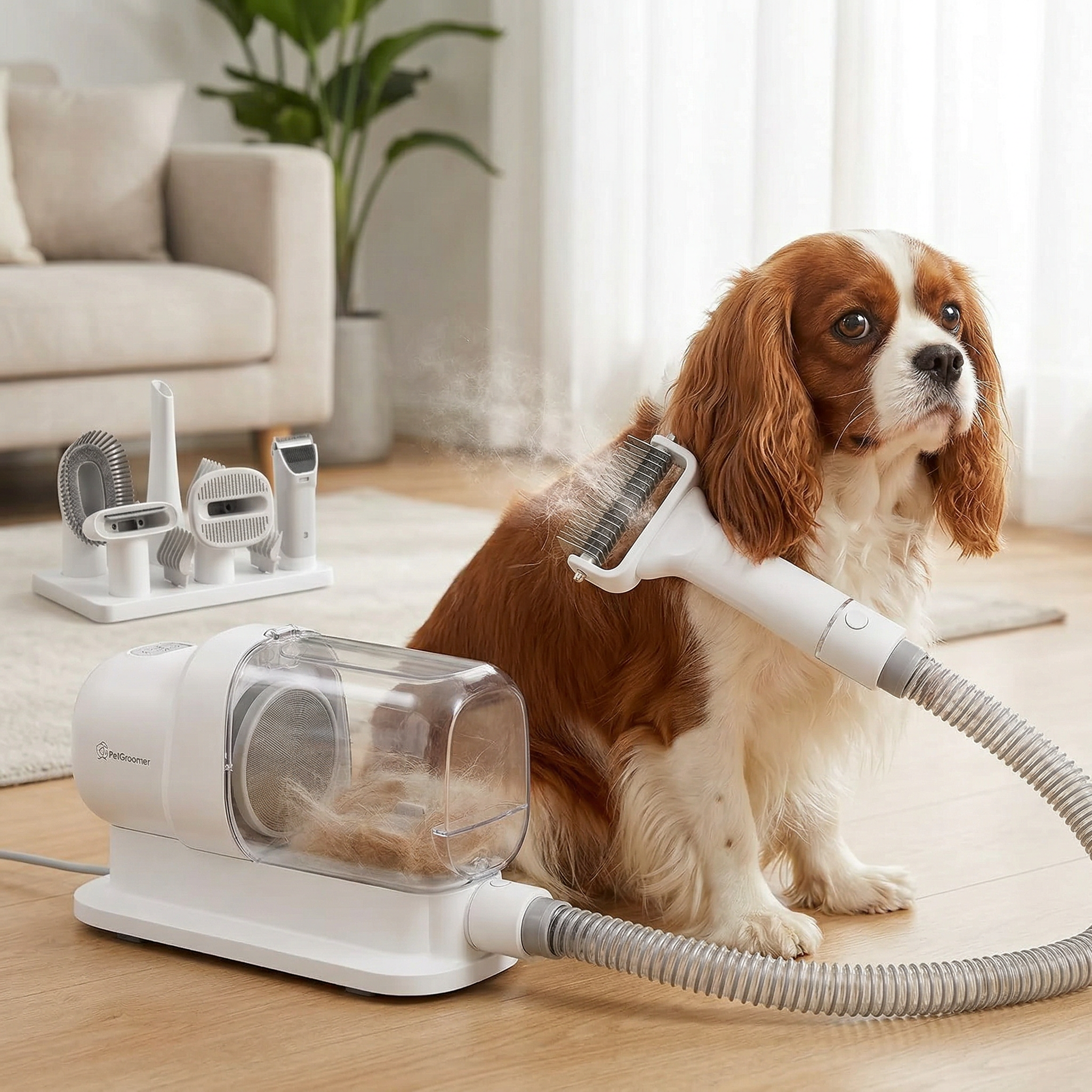 Removedor eléctrico de pelo para mascotas